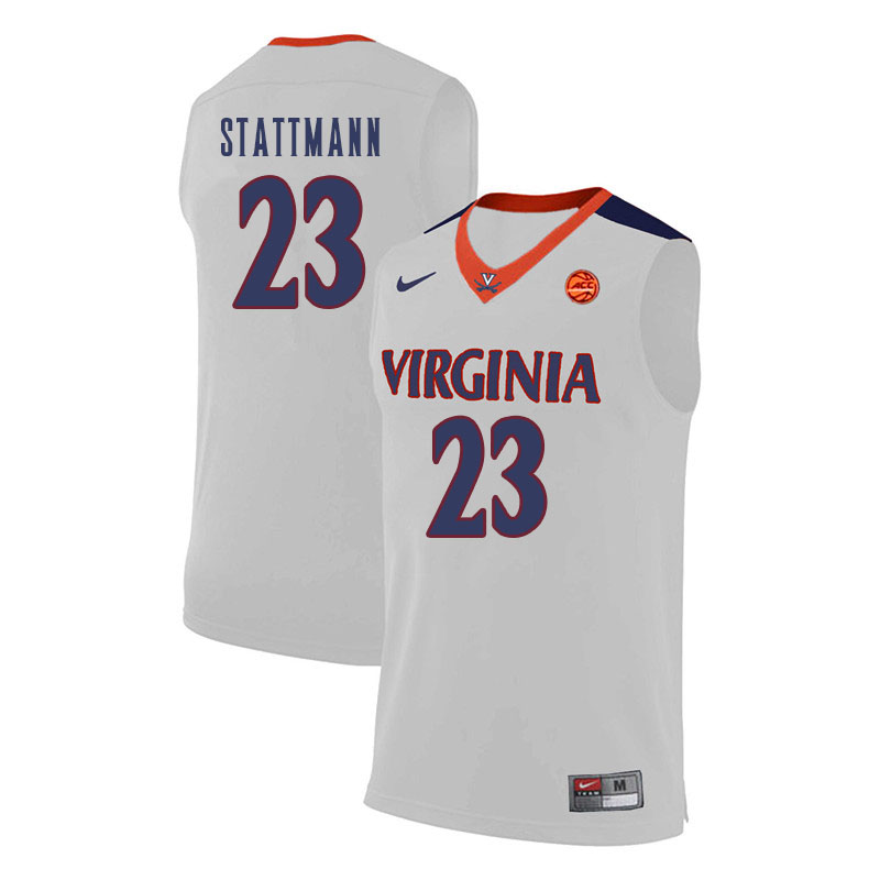 Men Virginia Cavaliers #23 Kody Stattmann College Basketball Jerseys Sale-White